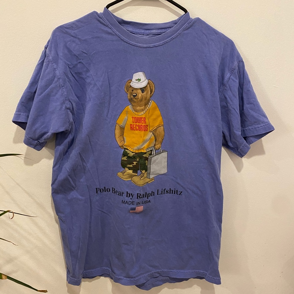 Ralph Lauren Blue Tee Shirt Large